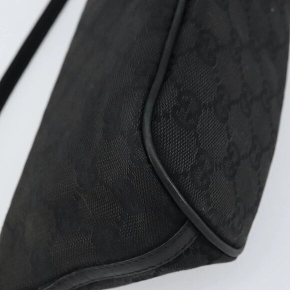 GUCCI GG Canvas Accessory Pouch Black 07198 2123 Auth mr1688 - Picture 2 of 15